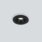 Встраиваемый светильник Elektrostandard 25025 LED 3W 4200K черный a056777 (артикул 20849595) – фото 1