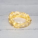Гирлянда Neon-Night роса с трансформатором 30 м, 300 led, теплое белое свечение 303-216 (артикул 23787819) – фото 1