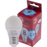 Светодиодная лампа ЭРА LED P45-8W-840-E27 R шар, 8Вт, нейтральный, E27, 10/100/3600 Б0049645 (артикул 16476858) – фото 1