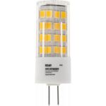 Светодиодная лампа REXANT JD-CORN G4, 230 В, 5,5 Вт, 2700 K, теплый свет 604-5012 (артикул 21705826) – фото 1