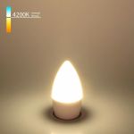 Светодиодная лампа Elektrostandard свеча СD LED 6W 4200K E27 BLE2737 a048675 (артикул 16457028) – фото 1