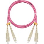 Оптический соединительный шнур NIKOMAX, MM 50/125 OM4, SC/UPC-SC/UPC, двойной, 2мм, 3м NMF-PC2M4C2-SCU-SCU-003 (артикул 16394802) – фото 1