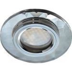 Светильник Ecola MR16 DL1654 GU5.3 Glass стекло, круг, граненый хром - хром 25x90 FC1654EFF (артикул 17134675) – фото 1