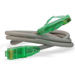 Патч-корд Hyperline PC-LPM-UTP-RJ45-RJ45-C6a-1M-LSZH-GY U/UTP, Cat.6a 100% Fluke Componen 222250 (артикул 16522689) – фото 1