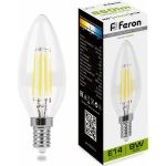 Светодиодная лампа FERON 9W 230V E14 4000K прозрачная, LB-73 25958 (артикул 16005155) – фото 1