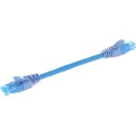 Шнур NIKOMAX U/UTP, 4 пары, категория 6, 7х0.205 мм, синий, 0.15 м NMC-PC4UE55B-001-C-BL (артикул 16393177) – фото 1