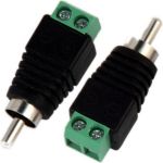 Разъем RCA штекер Pro Legend пластик на кабель, винт, PL2161 (артикул 24606003) – фото 1