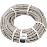 Гофрированная труба из ПВХ REXANT с зондом d 16 мм серая 25 м 28-0160-25 (артикул 21025900) – фото 1