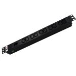 Блок розеток ЦМО Rem-10, без шнура, с индикацией, 10 IEC 60320 C13 R-10-10C13-I-440-Z (артикул 16301893) – фото 1