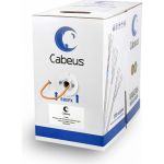 Кабель Cabeus витая пара, категория 5e, 4 пары 0,51мм, одножильный, FTP-4P-Cat.5e-SOLID-LSZH (артикул 16315567) – фото 1