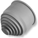 Защита для гофрированных труб WEYER WQE-AD42.5G - концевая заглушка WE2701000 (артикул 23560785) – фото 1