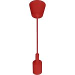 Декоративный патрон на подвесе HOROZ ELECTRIC VOLTA Красный, E27, 1M 021-001-0001 HRZ00002433 (артикул 24356187) – фото 1
