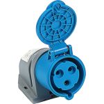 Кабельная настенная розетка TP Electric Зажимные контакты 32A, 250В, 2P+E, IP44 3124-307-0900 (артикул 20711601) – фото 1