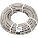 Гофрированная труба из ПВХ REXANT с зондом d 50 мм серая 15 м 28-0500-2 (артикул 21026362) – фото 1