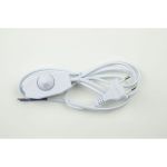 Сетевой шнур с вилкой и выключателем с диммером Uniel UCX-C30/02A-170 WHITE UL-00004439 (артикул 21752704) – фото 1