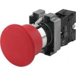 Кнопка управления ЭРА LAY5-BC42 Грибок, красная, 1р, 20/200/3200 Б0045643 (артикул 16452909) – фото 1
