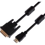 Кабель REXANT HDMI - DVI-D с фильтрами 1,5 м Gold 17-6303 (артикул 22221489) – фото 1