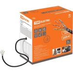 Кабель TDM витая пара U/UTP Cat 5e 4х2х24AWG 305м solid, PE, чёрный SQ0107-0105 (артикул 18149449) – фото 1