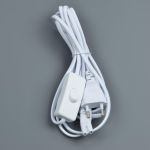Провод для подключения светильника Uniel ULI-P* UCX-PT2/L10-300/B WHITE 1 STICKER UL-00009802 (артикул 23304435) – фото 1