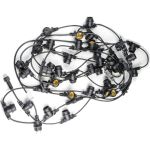 Гирлянда Uniel UDL-K110 40/E27/10M IP65 BLACK BELT-LIGHT Белт-лайт, 10 м + 1,5м сетевой шнур UL-00006440 (артикул 16140911) – фото 1