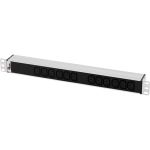 Блок розеток ЦМО Rem-32, с индикацией, 12 IEC 60320 C13, 32 А, алюминий, 19"", колодка R-32-12C13-I-440-K (артикул 16301799) – фото 1