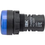 Светодиодная сигнальная лампа IEK AD-22DS синяя BLS10-ADDS-024-K07 (артикул 15165778) – фото 1