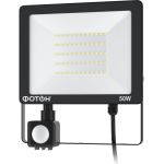 Светодиодный сетевой прожектор ФОТОН FL-50W6K65-PIR 50W с датчиком движения 24541 (артикул 20242624) – фото 1