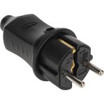 Прямая вилка PROCONNECT влагозащищенная 2P+PE 230V, 16 А, IP44 каучук 111-001-4 (артикул 21587152) – фото 1