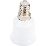 Переходник General Lighting Systems GLH-E14/E27-W белый 474017 (артикул 21533842) – фото 1