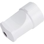 Разборная розетка General Lighting Systems GRV-S-10-R-W-IP20 10А круглая, б/з белая IP20 Рас. 470500 (артикул 21423970) – фото 1