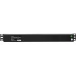 Блок розеток ExeGate ServerPro PDU-19H015 Al-8C19-EU3CU, 19, 1U, алюминий, 8 IEC 320 C19, евро, 3м 280873 (артикул 17619606) – фото 1