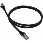 Патч-корд LANMASTER RJ45 - RJ45, 4 пары, FTP, категория 5е, 15 м, черный, LSZH, LAN-PC45/S5E-15-BK (артикул 16466539) – фото 1