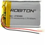 Аккумулятор ROBITON LP383450 3.7В 800мАч 14890 (артикул 22996239) – фото 1