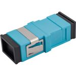 Оптический адаптер LANMASTER SC, без фланцев, OM3, симплексный LAN-SC/NF-AM-OM3 (артикул 17564202) – фото 1