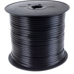 Кабель для аналогового видеонаблюдения ЭРА KK-0.5-PE ККСП-2x0,5 мм, бухта 200 м, чёрный, Б0052741 (артикул 20235232) – фото 1