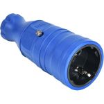 Переносная розетка IEK Omega рбп14-1-0м ip20, синяя OM-KR20-16-20-P1-00-K07 (артикул 24573105) – фото 1