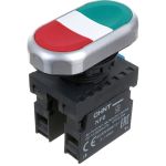 Двойная кнопка CHINT NP8-11S 1НО+1НЗ IP65 (R) 667178 (артикул 22815261) – фото 1