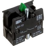 Контактный блок 1з для LAY5 IEK BDK21 250705 (артикул 15525993) – фото 1
