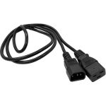 Шнур питания LANMASTER C19-C14, 3х0.75, 220В, 10А, черный, 10 метров LAN-PP19/14-10-BK (артикул 17576535) – фото 1