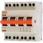 Модульный трехпозиционный переключатель TDM МП-63 4P 63А SQ0224-0036 (артикул 15500172) – фото 1