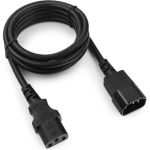 Кабель питания Cablexpert системный блок-монитор, C13-C14, 1.8м, 3x1кв.мм., черный PC-189-1-1.8M (артикул 16206434) – фото 1