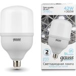 Светодиодная лампа Gauss Elementary T120 42W 3700lm 6500K E27 LED 1/12 63234 (артикул 15869346) – фото 1