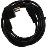 Кабель питания для ноутбуков VCOM 3-pin /угловая евровилка/ VDE 3G*0.5mm2 CE022-CU0.5-3M (артикул 16201458) – фото 1