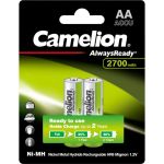 Аккумулятор Camelion Always Ready AA-2700mAh Ni-Mh BL-2 (NH-AA2700BP2, 1.2В) 15036 (артикул 26877134) – фото 1