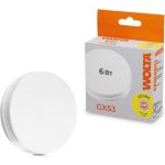 Светодиодная лампа Wolta "Таблетка" R75 6Вт 500лм 3000К GX53 1/100 25Y75R6GX53 (артикул 22076985) – фото 1