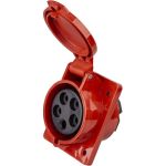 Розетка Navigator 14 317 NCA-SR425-32-380 стационарная скрытая 32А 3P+N+PE IP44 14317 (артикул 16517496) – фото 1