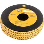 Маркировочное кольцо IEK 1-2.5мм, 5, МК, 1000шт/ролл UMK10-5 (артикул 15165194) – фото 1