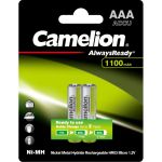 Аккумулятор Camelion Always Ready AAA-1100mAh Ni-Mh BL-2 (NH-AAA1100BP2, 1.2В) 15037 (артикул 26877164) – фото 1