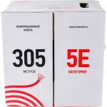 Кабель ЭРА витая пара U/UTP 2x2x24AWG Cat5e CU PVC 305м Б0044428 (артикул 16111040) – фото 1