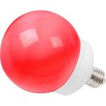 Светодиодная лампа-шар для украшения NEON-NIGHT диаметр 100 мм цоколь e27 12 LED 2Вт красная 405-132 (артикул 15992118) – фото 1